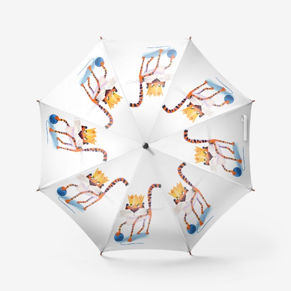 Зонт &laquo;Тигр- символ 2022&raquo;