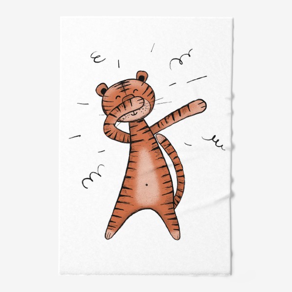 Полотенце «Тигр в танце»