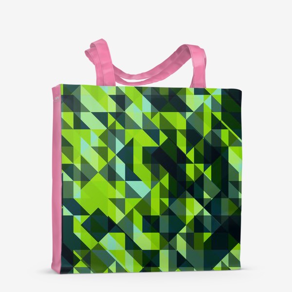 Сумка-шоппер «Абстракция с зеленью»