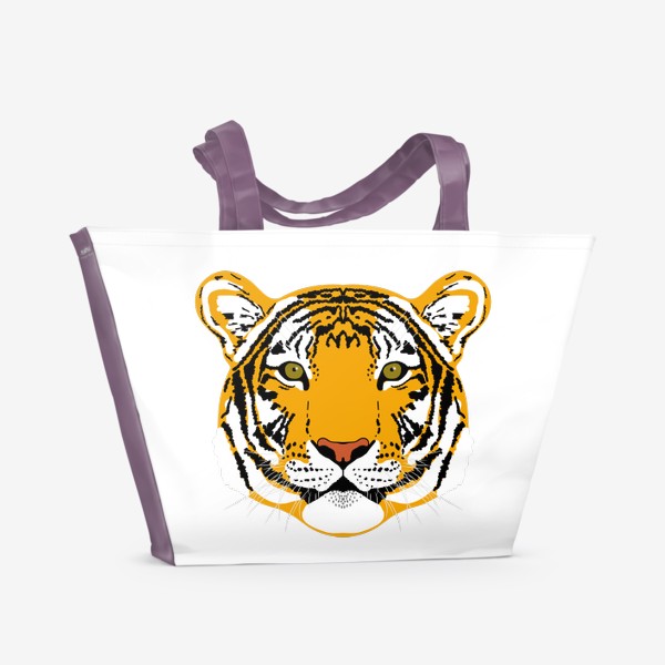 Пляжная сумка &laquo;Год тигра 2022. Тигр&raquo;