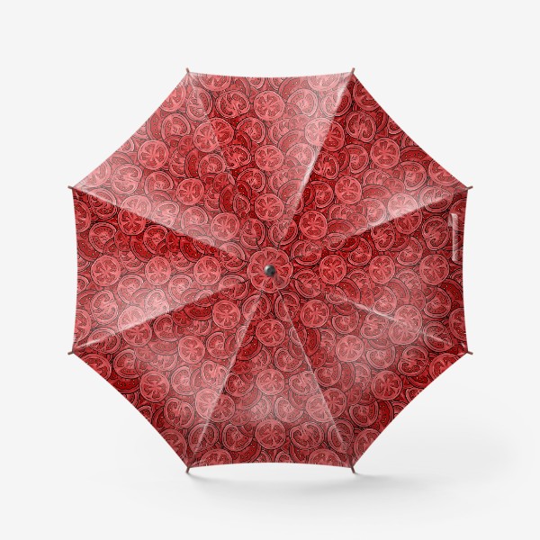 Зонт «Паттерн Помидорный узор»