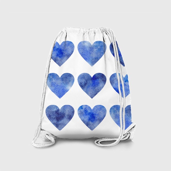 Рюкзак «Сердце. Сердечко. Синий»