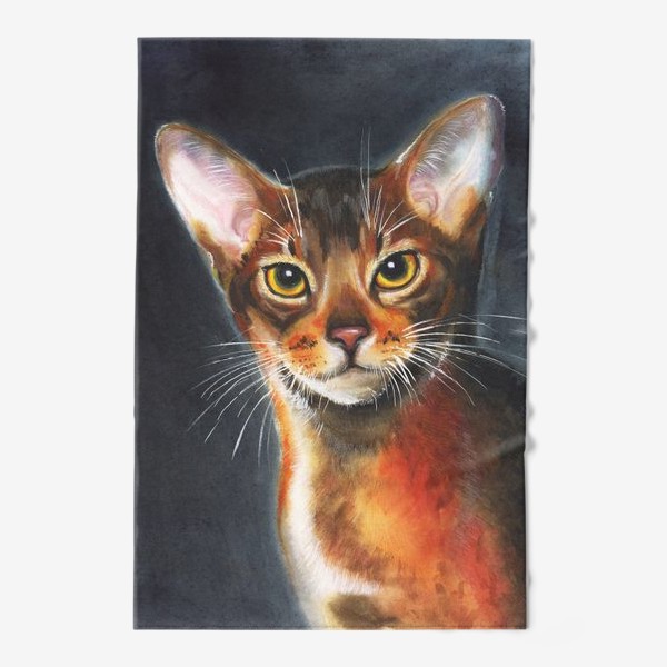 Полотенце «Watercolor Oriental Cat»