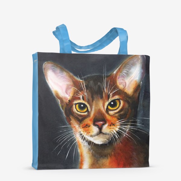 Сумка-шоппер «Watercolor Oriental Cat»