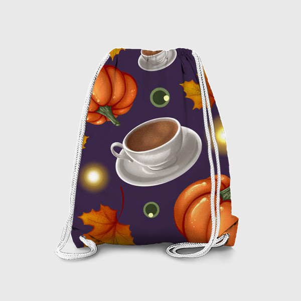 Рюкзак «Тыквы и кофе»