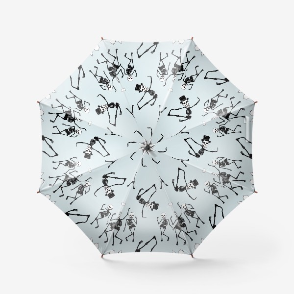 Зонт «Танцующие приведения и скелетики»