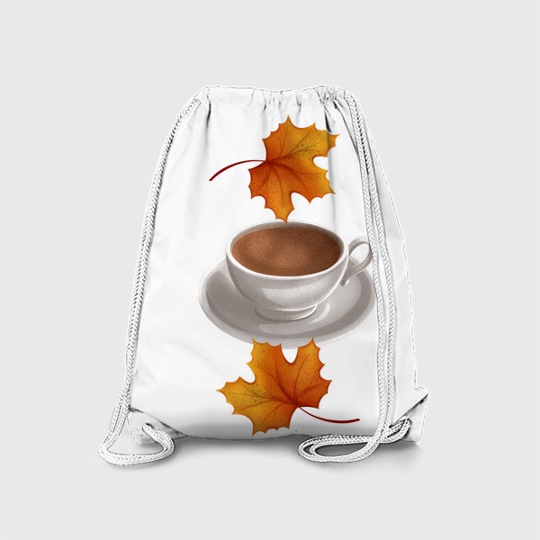 Рюкзак «Кофе и кленовые листья»