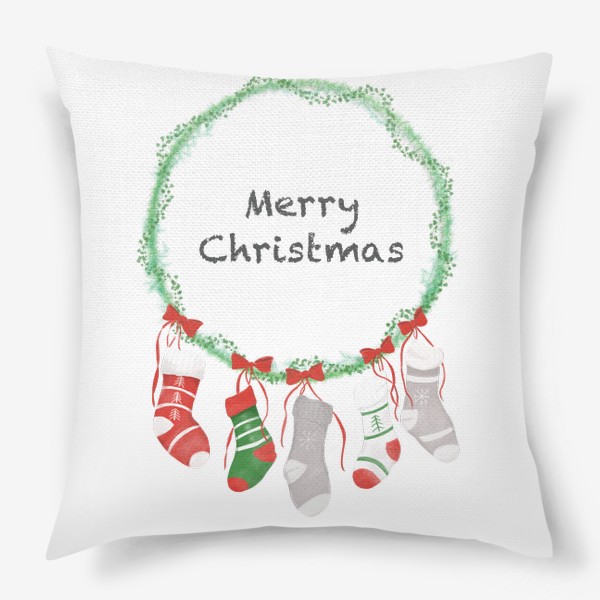 Подушка «Счастливого Рождества »
