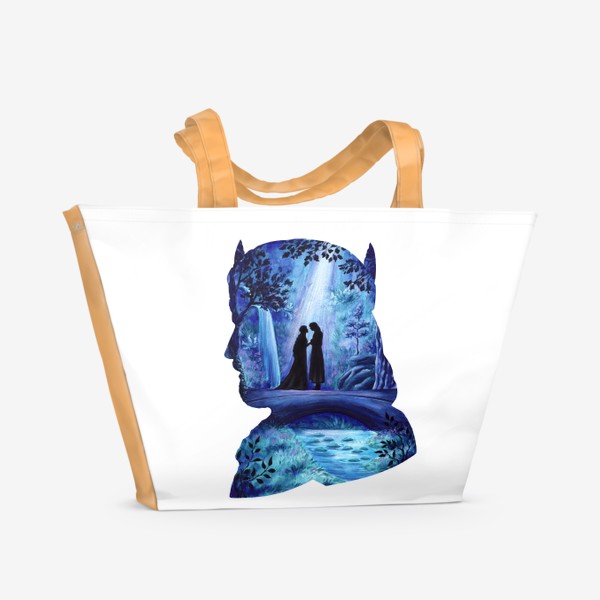 Пляжная сумка «Властелин колец Арагорн и Арвен»