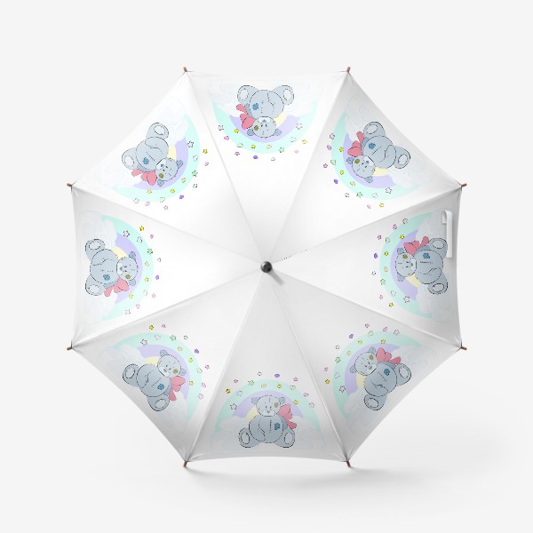 Зонт «Плюшевый мишка на облаке»