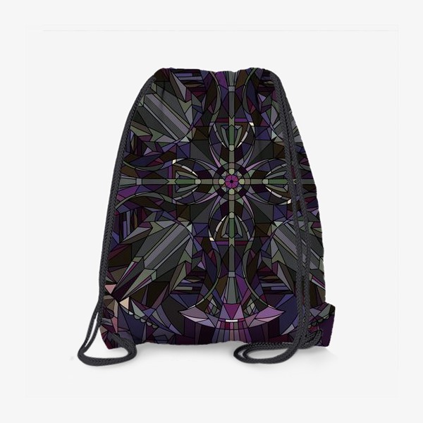 Рюкзак «Флористический геометрический орнамент»