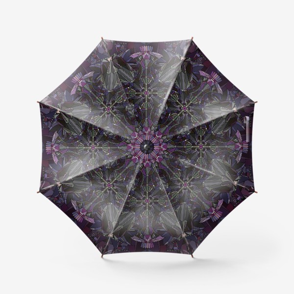 Зонт «Флористический геометрический орнамент»
