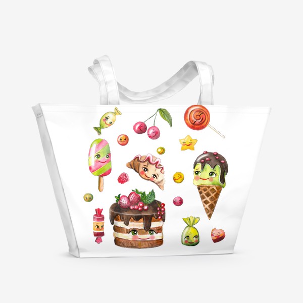 Пляжная сумка «Вкусняшки»