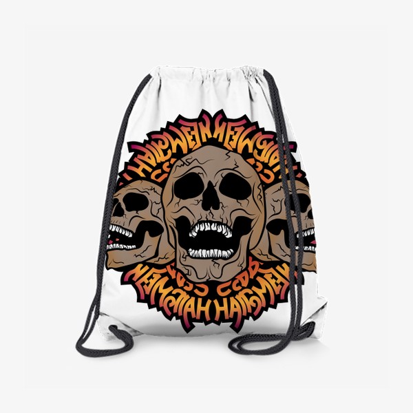 Рюкзак «Halloween skulls»