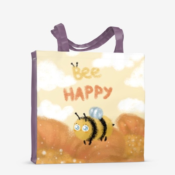 Сумка-шоппер «Bee happy »