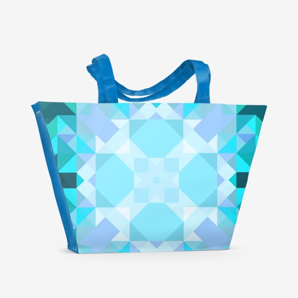 Пляжная сумка «Синяя абстракция»