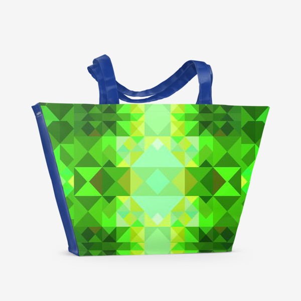 Пляжная сумка «Зеленый узор»