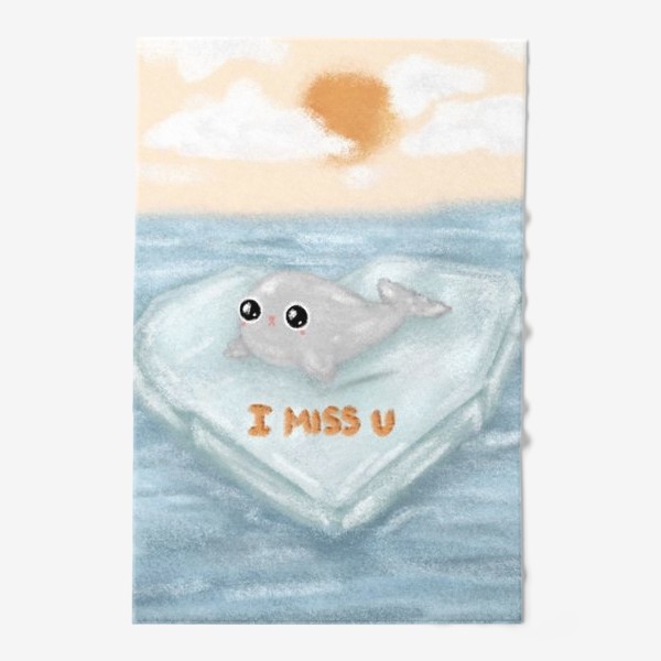 Полотенце «Miss you »