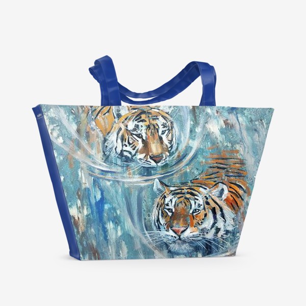 Пляжная сумка &laquo;Тигры&raquo;