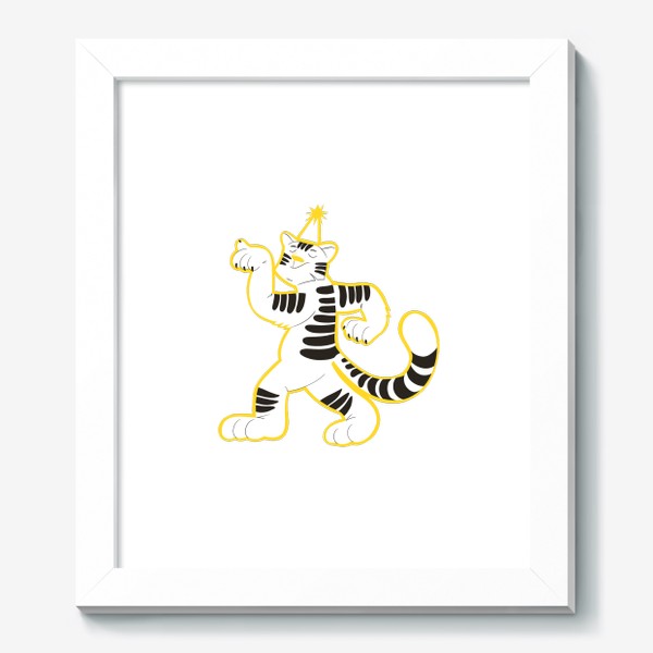 Картина «Тигровый танец. Тигр — символ года»