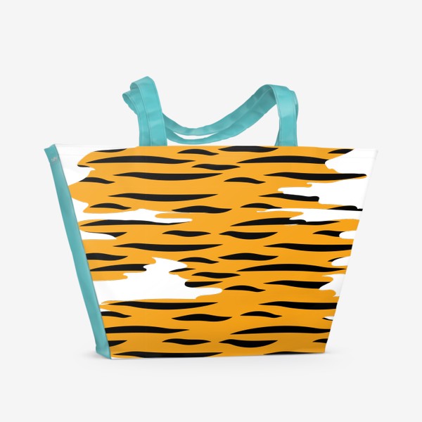 Пляжная сумка «Полосатая шкура тигра»