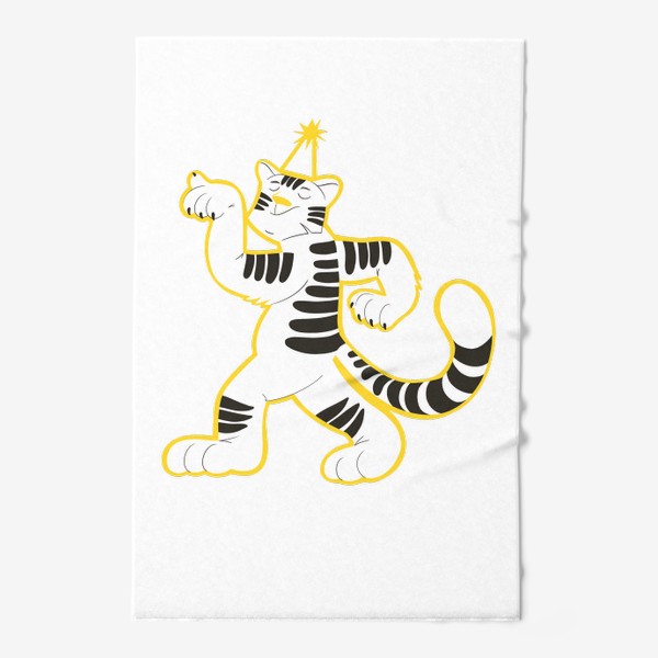 Полотенце &laquo;Тигровый танец. Тигр — символ года&raquo;