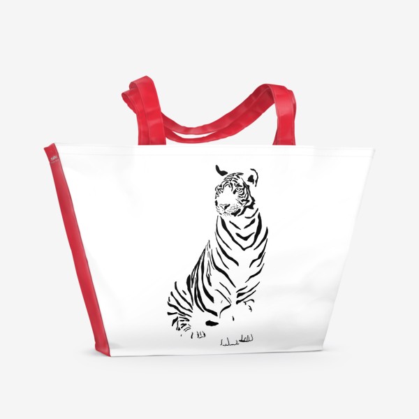 Пляжная сумка «Год тигра. Тигр.»