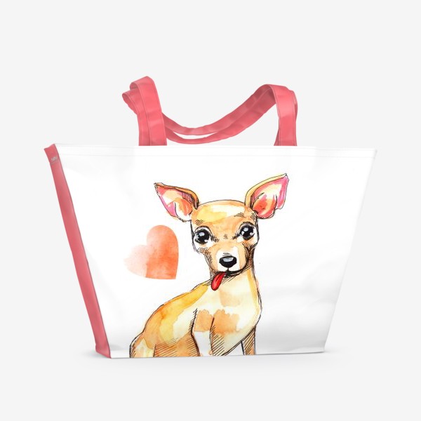 Пляжная сумка «Pam-pam-pam-pa-pa... Chihuahua! »