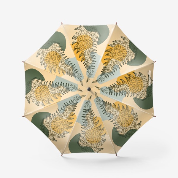 Зонт «Растительная абстракция»