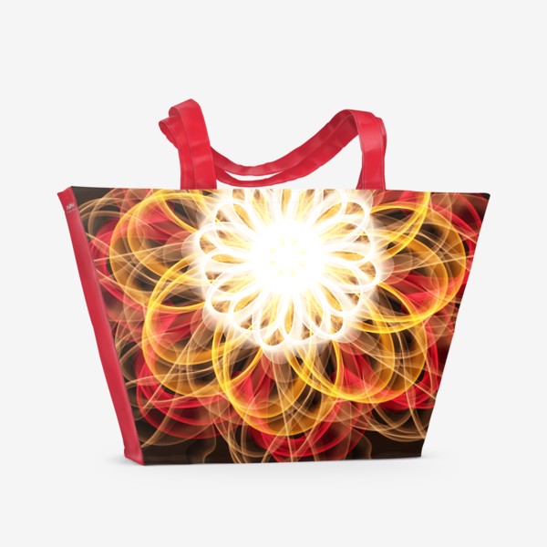 Пляжная сумка «Хризантема»