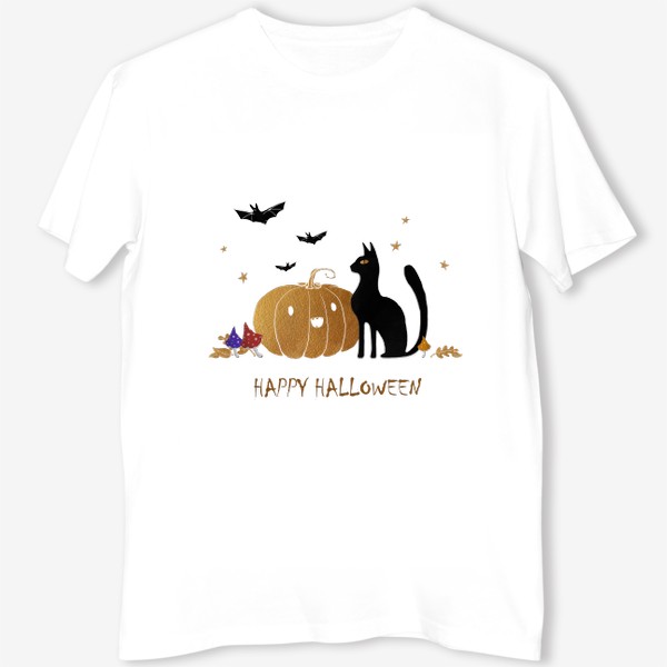 Футболка &laquo;Счастливого Хэллоуина (Happy Halloween)&raquo;