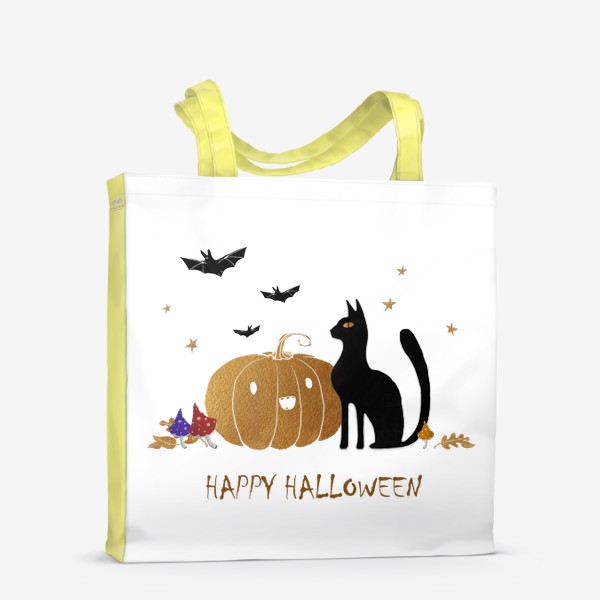 Сумка-шоппер «Счастливого Хэллоуина (Happy Halloween)»