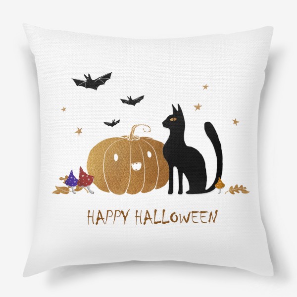 Подушка «Счастливого Хэллоуина (Happy Halloween)»