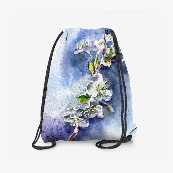 Рюкзак «Цветущая Ветка Яблони (Акварель)»