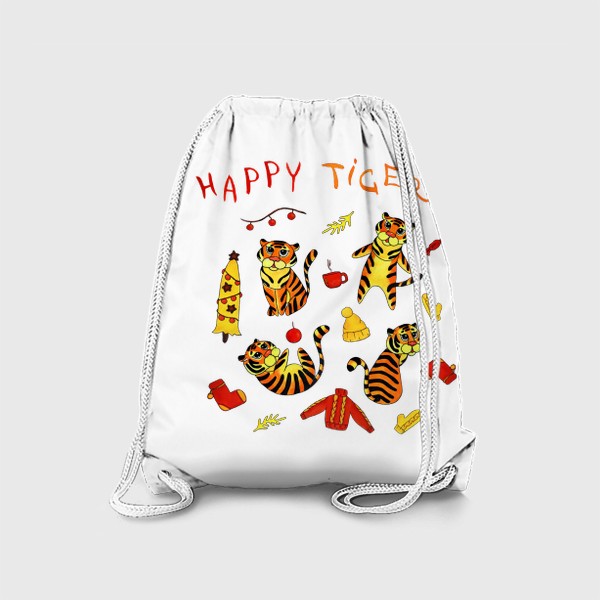 Рюкзак «Счастливые тигрята »