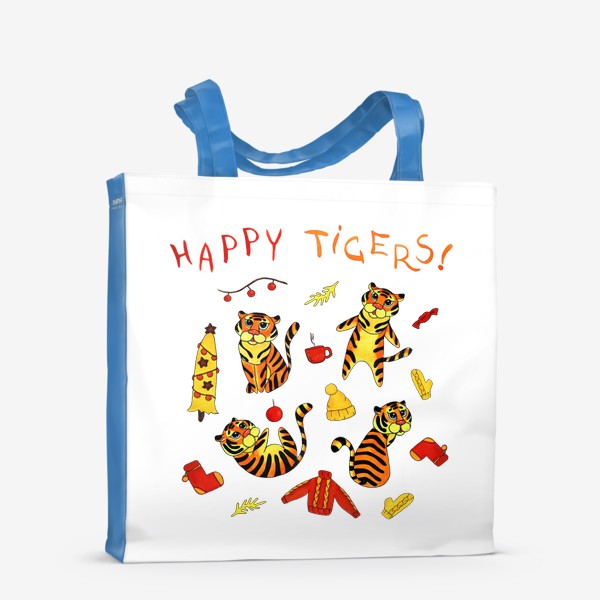Сумка-шоппер «Счастливые тигрята »