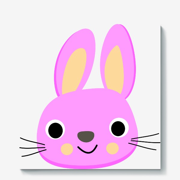Холст «Pink Rabbit»