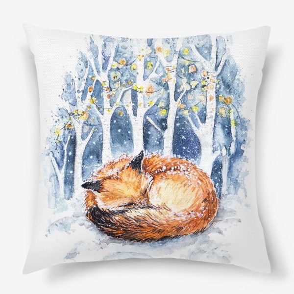Подушка «Зимняя лисичка»