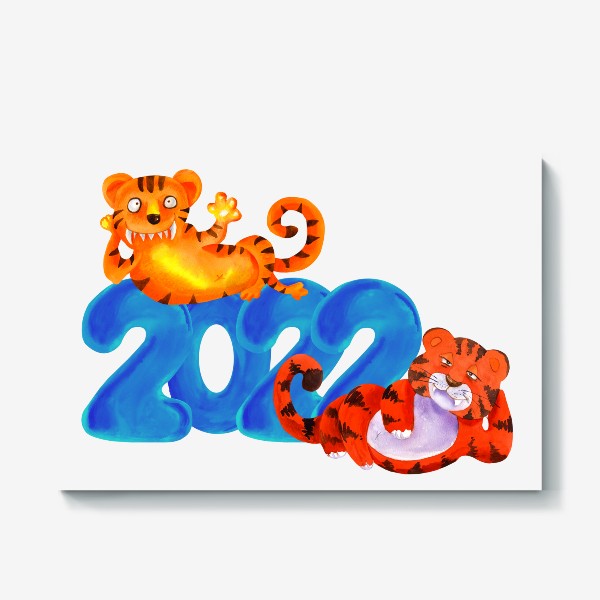 Холст «Тигровый год 2022»