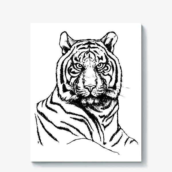 Холст «Амурский тигр»