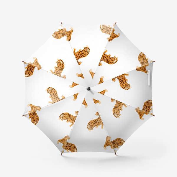 Зонт «Тигры. Паттерн»