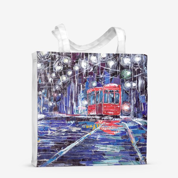 Сумка-шоппер «Красный трамвай»