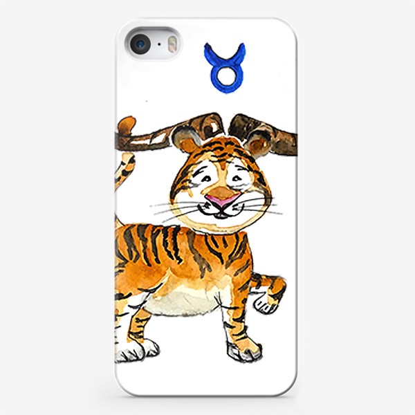 Чехол iPhone «телец год тигра новый год»