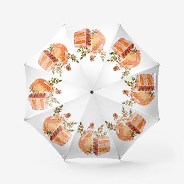Зонт «Вкусная облепиха/ Delicious sea buckthorn»