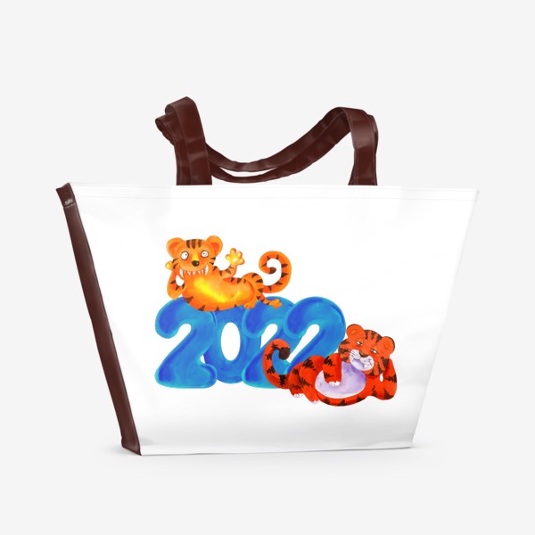 Пляжная сумка «Тигровый год 2022»