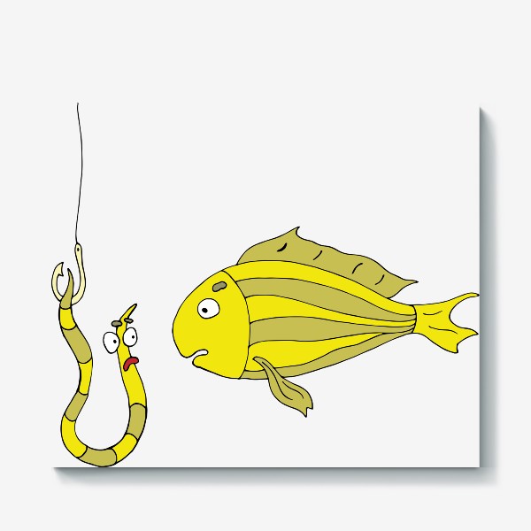 Холст «Рыбалка»