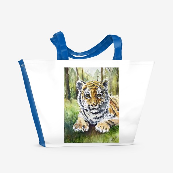 Пляжная сумка «Милый тигренок»