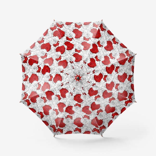 Зонт «Покрась белые розы в красный!»