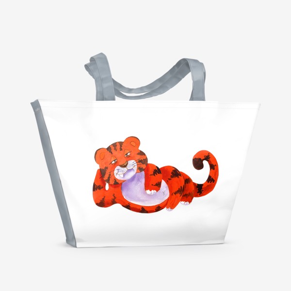 Пляжная сумка «Год тигра 2022 Новый год»