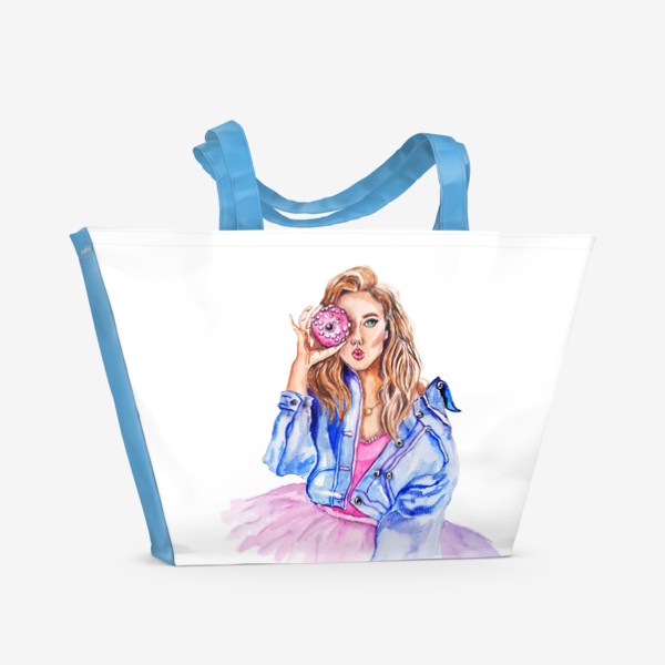 Пляжная сумка «девушки фэшн стиль»